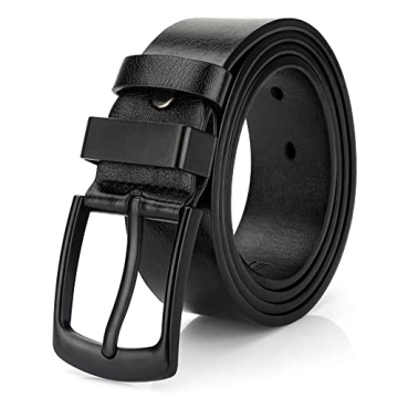 Stylish Maikun Men's Casual Dress Belt - Adjustable PU Leather