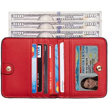 Toughergun Women's RFID Blocking Leather Wallet Perfect for Travel