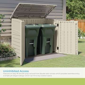 Suncast 34 Cu Ft Outdoor Storage Shed for All Your Needs