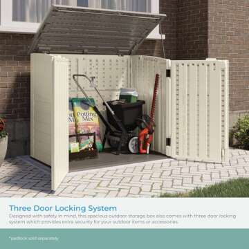 Suncast 34 Cu Ft Outdoor Storage Shed for All Your Needs