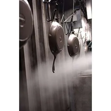 Lodge Seasoned Cast Iron Skillet with Scrub Brush- 10.25 inches Cast Iron Frying Pan With 10 inch Bristle Brush