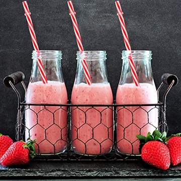 Reusable Red Striped Straws for Christmas Parties and More