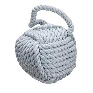 Nautical Rope Knot Decorative Cotton Door Stop - Stylish and Versatile