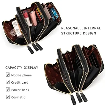 myfriday Small Crossbody Cell Phone Bag for Women, Mini Over Shoulder Handbag Purse with Credit Card Slots