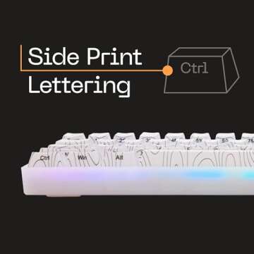 Higround SNOWSTONE Basecamp 65% Hotswap RGB Mechanical Keyboard