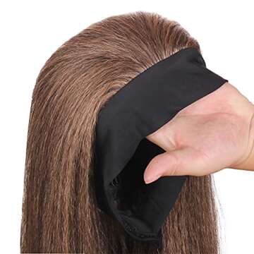 Kachanaa Kinky Straight Headband Wig for Black Women
