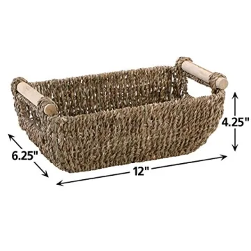 Stylish Hoffmaster Seagrass Storage Basket for All Spaces