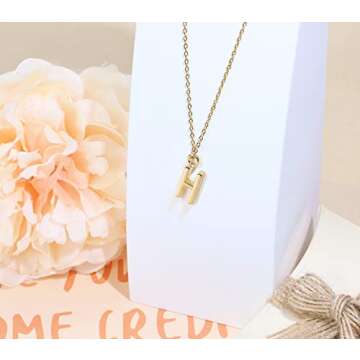 Shapenty 4 Sets Alloy Metal A-Z Alphabet Letter Charms Spacer Beads for DIY Craft Bracelet Wristbands Necklace Choker Keychain Jewelry Making Finding, 4pcs of Each Letter, 104PCS (KC Gold)