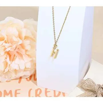 Shapenty 4 Sets Alloy Metal A-Z Alphabet Letter Charms Spacer Beads for DIY Craft Bracelet Wristbands Necklace Choker Keychain Jewelry Making Finding, 4pcs of Each Letter, 104PCS (KC Gold)