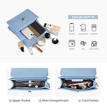 LOVEVOOK Crossbody Bag: Elegant Quilted Handbag for Women