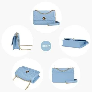 LOVEVOOK Crossbody Bag: Elegant Quilted Handbag for Women