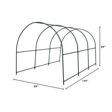 BenefitUSA Green House Replacement Spare Parts for 12'X7'X7'H Walk in Outdoor Plant Gardening Greenhouse (Frame)