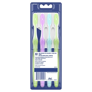 Oral-B Vivid Soft Toothbrushes Pack of 4 for Whitening