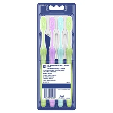 Oral-B Vivid Soft Toothbrushes Pack of 4 for Whitening