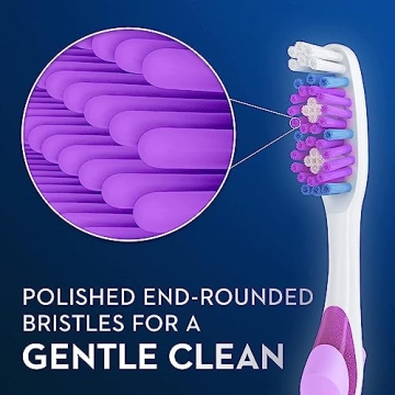 Oral-B Vivid Soft Toothbrushes Pack of 4 for Whitening