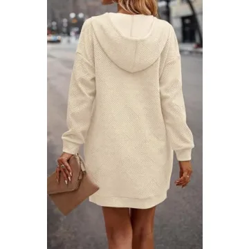Trendy PRETTYGARDEN Hoodie Dress with Pockets