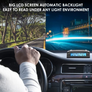 Tymate RV Tire Pressure Monitoring System - M7-3 TPMS Tire Pressure Monitor System(0-87 PSI) with Solar Charger, RV TPMS with 4 sensors & 5 Alarm Modes, LCD Display, Auto Sleep Mode, Easy to Install