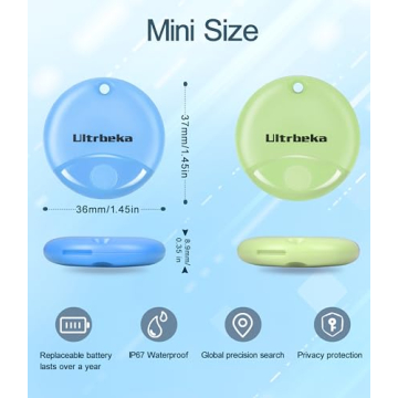 Apple Air Tags 4 Pack - Ideal for Luggage & Keys