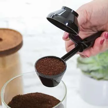 Perfect Pod EZ-Scoop Coffee Scooper & Funnel for Reusable K Cup Refillable Coffee Pods, 2 Tablespoon...