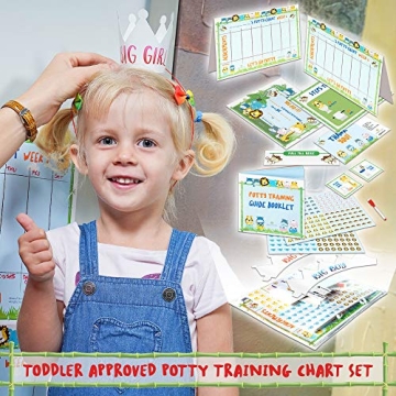 Fun Potty Training Chart for Toddler, Reward System Included