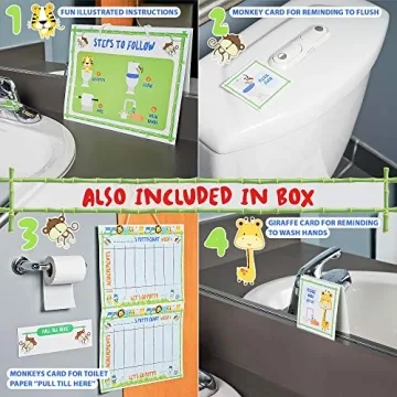 Fun Potty Training Chart for Toddler, Reward System Included