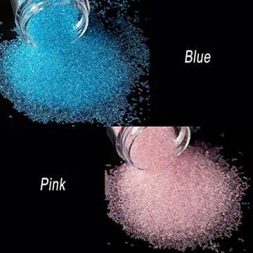 4 Colors Caviar Beads Nail Crystals Micro Pixie Beads Multicolor Glass Pixie Crystals for 3D Nail Art DIY Charms Decorations (Crystal ab)