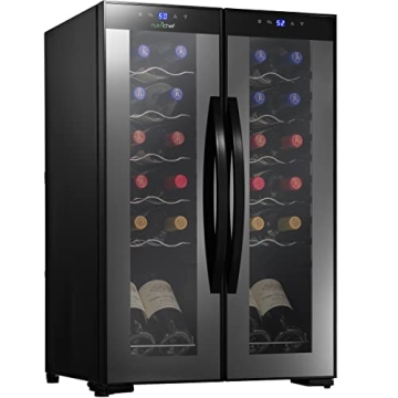 NutriChef PKCWC240 Stylish Wine Cooler for 24 Bottles