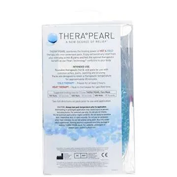 THERA°Pearl Face Mask, Reusable Hot Cold Ice Therapy Mask with Gel Beads, Flexible Cold Eye Mask for Acne, Swollen Face, Puffy Eyes, Relaxation, and Stress Relief