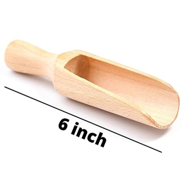 Mr.Woodware Eco-Friendly Wooden Measuring Scoops Set