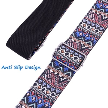 Stylish Anwenk Guitar Strap with Pick Pocket for All Players