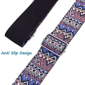 Stylish Anwenk Guitar Strap with Pick Pocket for All Players