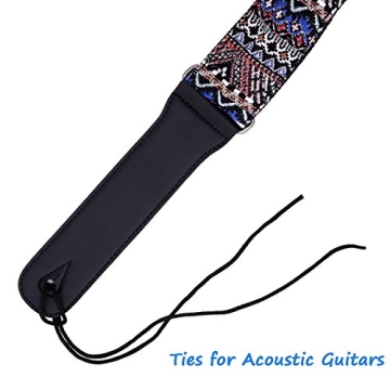 Stylish Anwenk Guitar Strap with Pick Pocket for All Players