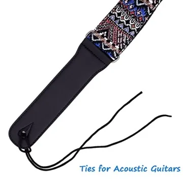 Stylish Anwenk Guitar Strap with Pick Pocket for All Players