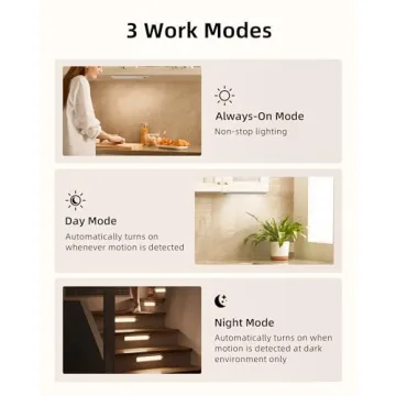 EZVALO Under Cabinet LED Lights with Remote Control - 5 Pack