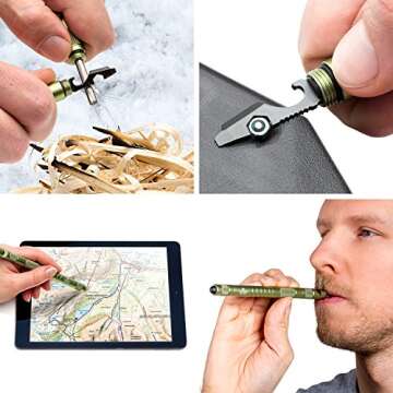 The Friendly Swede 9-in-1 Outdoor Survival Stylus