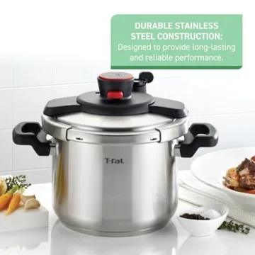 Best T-fal Clipso 6.3 Quart Pressure Cooker for Quick Meals