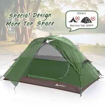 Forceatt Ultralight 2-Person Camping Tent for Outdoor Use