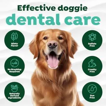 TropiClean Fresh Breath Dog Toothpaste for Teeth Cleaning, Breath Freshener, Easy to Use Plaque & Tartar Remover Gel, No Toothbrush Needed, 4oz.