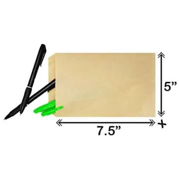 5"x7.5" - 200 Count - Flat Brown Kraft Paper Bags by Flexicore Packaging®, Shopping, Mechandise, Pa...