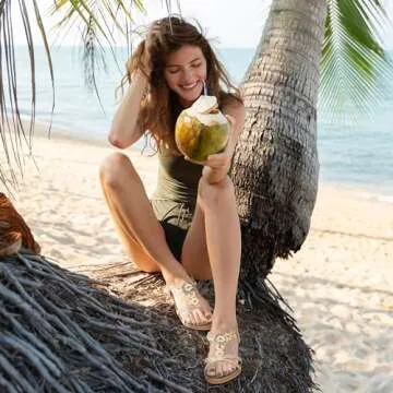 HARENCE Summer Flat Sandals for Style and Comfort