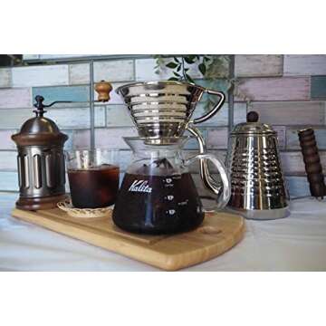 Kalita Coffee Server 500ml Stylish Pour Over Carafe