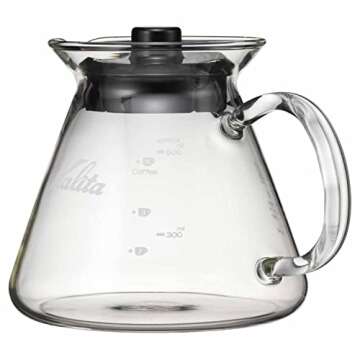 Kalita Coffee Server 500ml Stylish Pour Over Carafe
