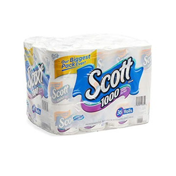 Scott 1000 Toilet Paper 36 Rolls of Quality and Value