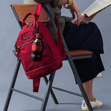 GetLucky Durable Silicone Water Bottle Holder Hook Carrier with Carabiner Clip & Key Ring, Fits Any 12oz, 17oz and 25oz Water Bottles for Outdoor Activities Camping Hiking Traveling or Daily Use