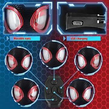 VKW Electric Spider Superhero Role-Playing Mask Toy