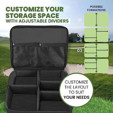 6ixPack Golf Trunk Organizer - Waterproof Storage for Accessories