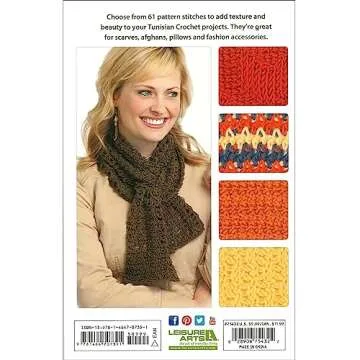 Tunisian Crochet Book: 61 Patterns with Tutorials