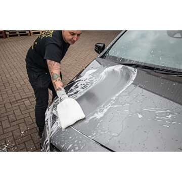 Meguiar's X32 Microfiber Wash Mitt, Super-Thick Reusable Wash Mitt for Ultimate Finish