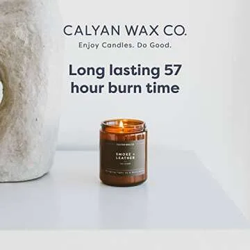 Premium Apples & Maple Bourbon Soy Candle | 40+ Hour Burn
