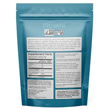 TRUVANI - Wild Caught Hydrolyzed Marine Collagen Protein Powder | Collagen Protein Supplement with T...